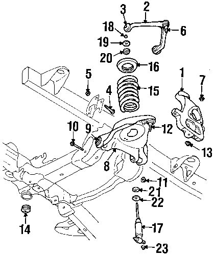 Dodge Dakota Front Suspension Diagram