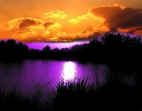 Pin By Shelley Joch On Purple Purple Sunset Landscape Scenery