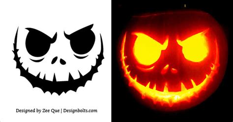 10 Free Scary Halloween Pumpkin Carving Stencils Patterns And Ideas 2017