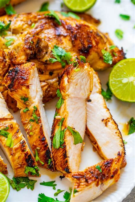 Grilled Lime Cilantro Chicken Easy Marinade Averie Cooks