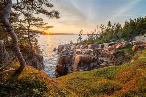 Schoodic Point Sunset Photograph By Humble Valley Photography Fine