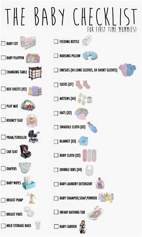 Make sure that you have gathered all the materials before starting. Baby Board | Baby checklist, Baby list, New baby products