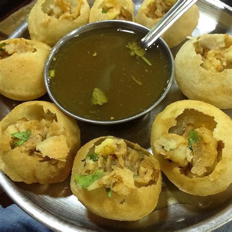 Pani Puri Is A Popular Street Food Sold At Every Corner In Kathmandu