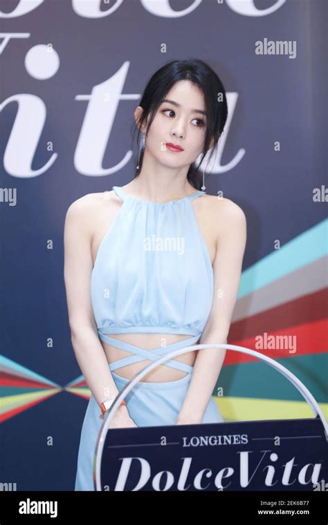 Chinese Actress Zhao Liying Also Known As Zanilia Zhao Attends An