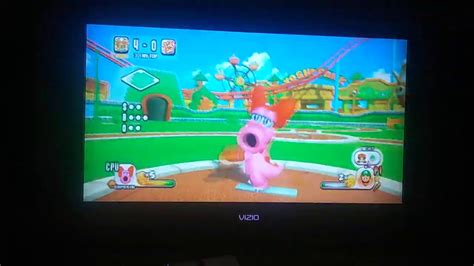 Mario Super Sluggers Daisy Flowers P1 Vs Birdo Bows Cpu In Yoshi