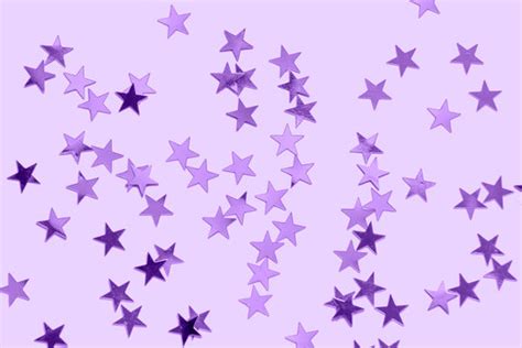 Purple Stars Background