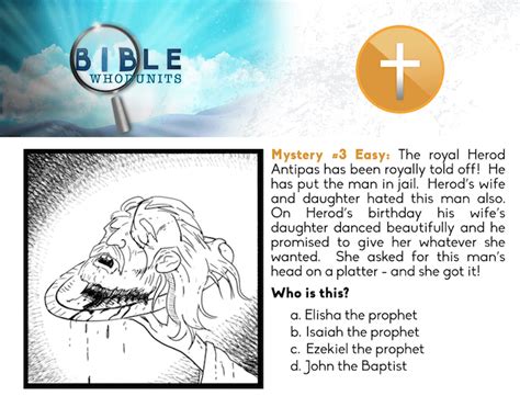 Printable Bible Whodunits Game — Teach Sunday School