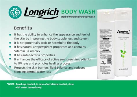 Longrich Body Wash 300ml Longrich Grace