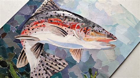 Art Collage Fish Paper Rainbow Free Image From