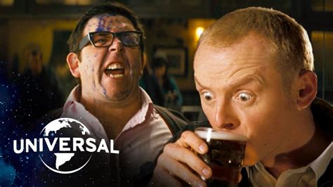 Simon Pegg And Nick Frosts Rowdiest Pub Brawls Shaun Of The Dead Hot