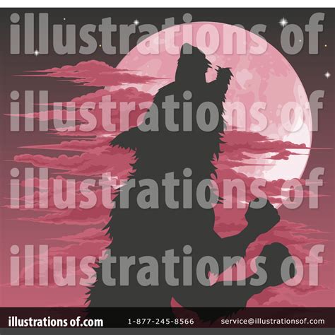 Werewolf Clipart Illustration By Atstockillustration
