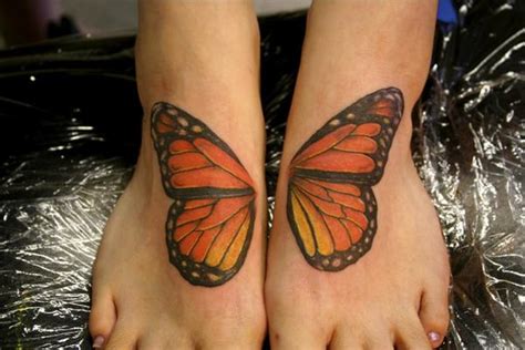 25 cute butterfly foot tattoo design ideas for girls entertainmentmesh