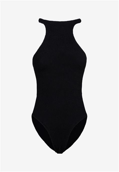 Hunza G Polly One Piece Swimsuit In Black Lyst Uk