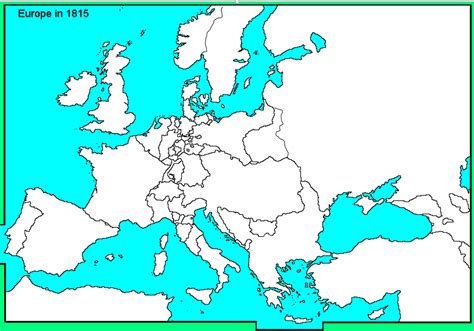 Europe After The Congress Of Vienna 1815 Diagram Quizlet