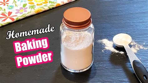 How To Make Baking Powder At Home Homemade Baking Powder Recipe YouTube