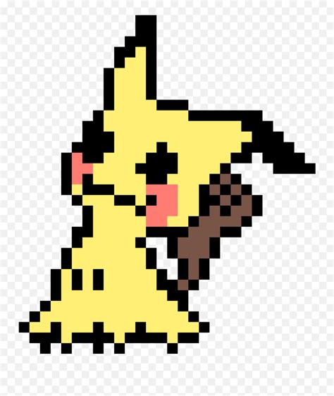 Pixilart Pixel Art Pokemon Mimikyu Pngmimikyu Png Free Transparent