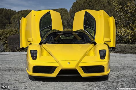 Ferrari Enzo Supercars Cars Italia Jaune Yellow