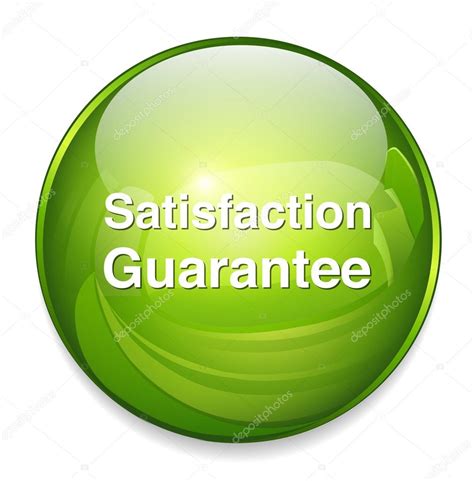 Customer Satisfaction Guaranteed Button Stock Vector Image By