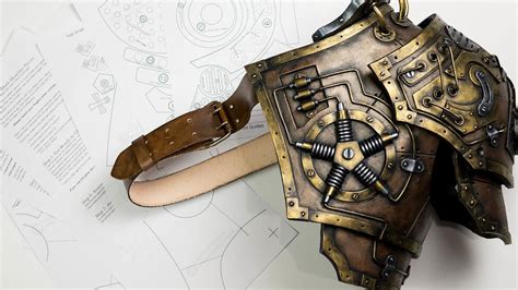 Steampunk Shoulder Armor Downloadable Pattern