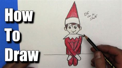 How To Draw Elf On The Shelf Easy Step By Step Youtube