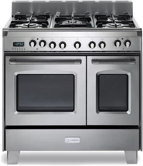 Verona Vclfsge365dss 36 Inch Pro Style Dual Fuel Range With 5 Sealed
