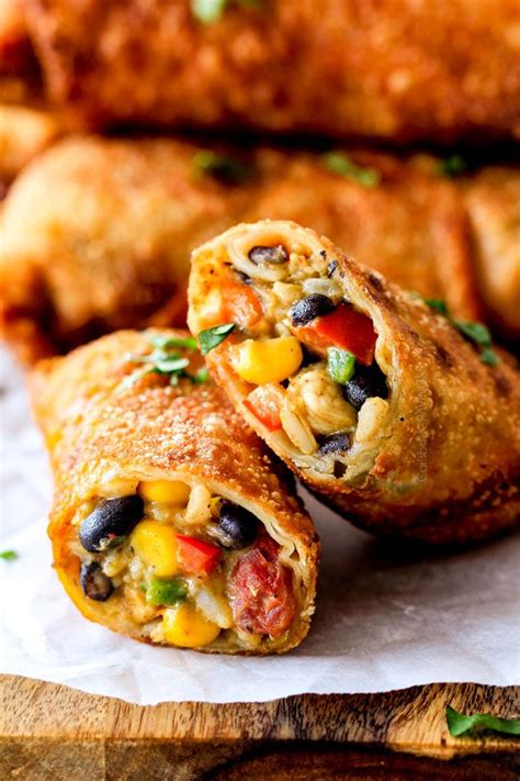 You can have the same great taste and crunch with less fat by preparing them in the air fryer. Crispy Baked or Fried Southwest Egg Rolls loaded with ...