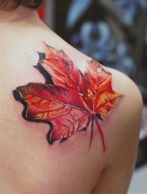90 Leaf Tattoos That Celebrate The Fall
