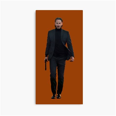 The john wick trilogy focuses on the life of a retired assassin who attempts to leave his past behind. John Wick The Baba Yaga - Poster - Canvas Print - Wooden ...