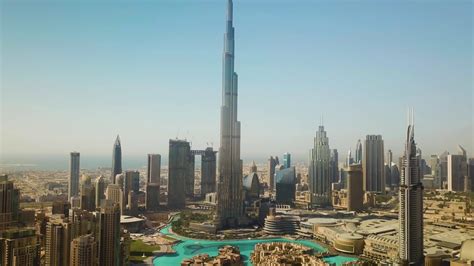 Amazing Burj Khalifa Aerial View Filmed By Sky Vision Drone Photography