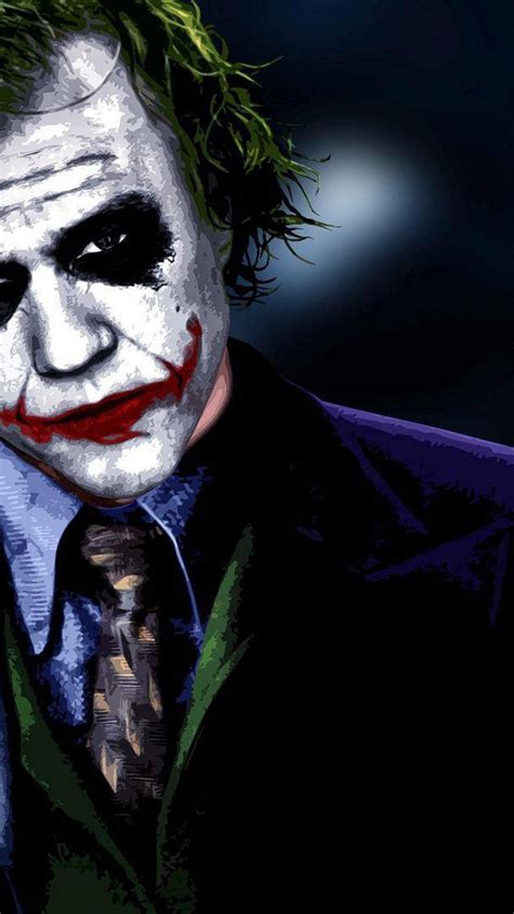 Download Heath Ledger Joker Portrait Wallpaper