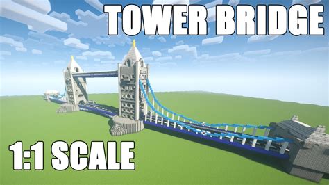 Tower Bridge In Minecraft Youtube