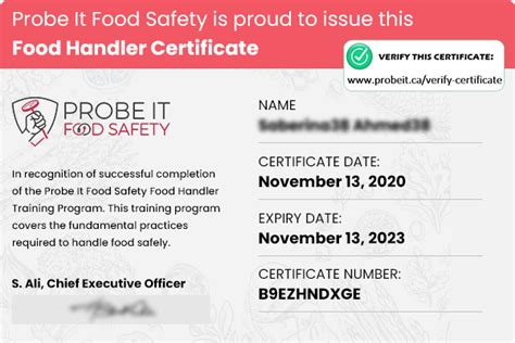 California Food Handler Card Online Training And Test Probeitfoodsafety