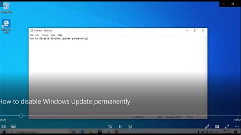 How To Disable Windows Update Permanently Youtube