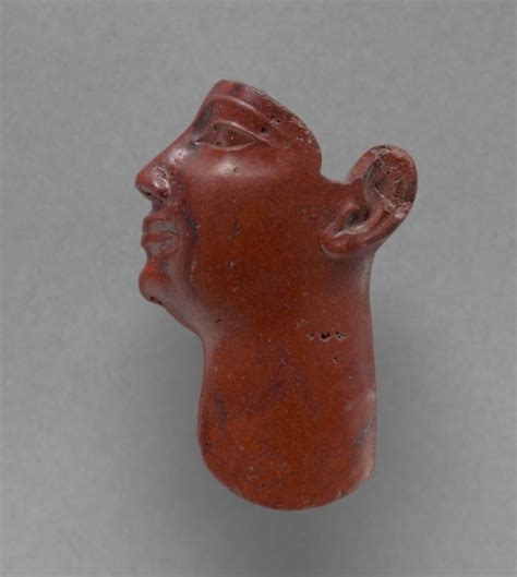 Inlay Head Of A King Egypt Greco Roman Period 332 Bce 395 Ce Ptolemaic Dynasty 305 30 Bce