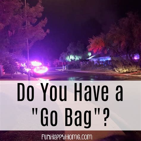 Do You Have A Go Bag