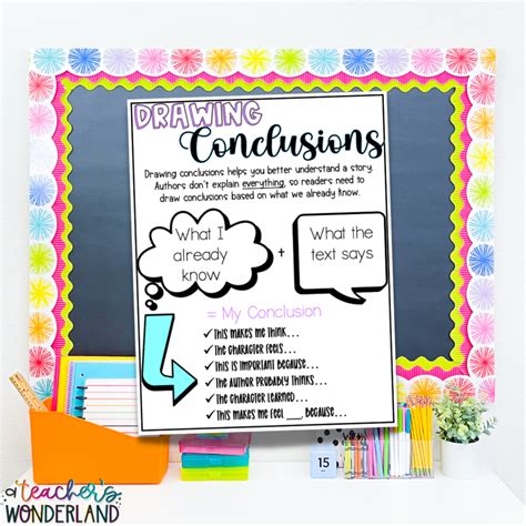 How To Teach Drawing Conclusions With Graphic Organizers A Teachers