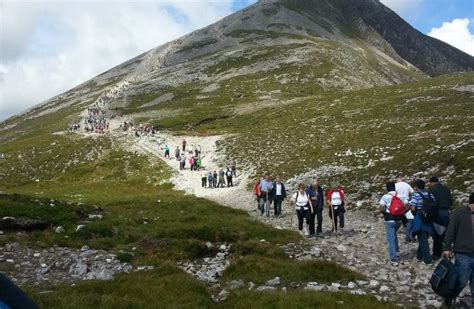 Pilgrims Are Advised Not To Climb Croagh Patrick Barefoot