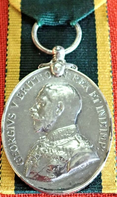 British Army Territorial Efficiency Medal Chadwick Royal Artillery Ww1