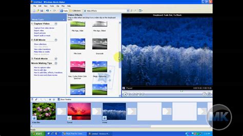 Windows Xp Movie Maker Add Video Effects Youtube