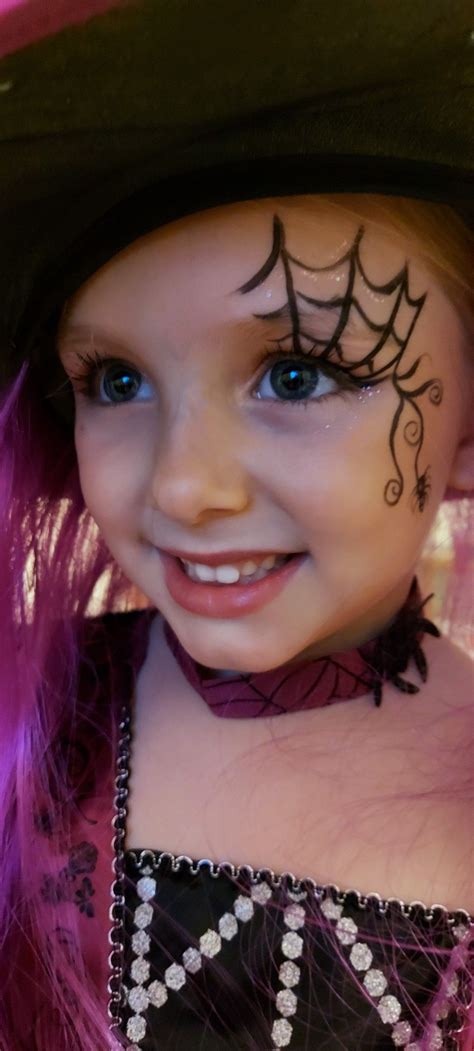 Easy kids witch make up idea halloween in 2024 | Cute halloween makeup