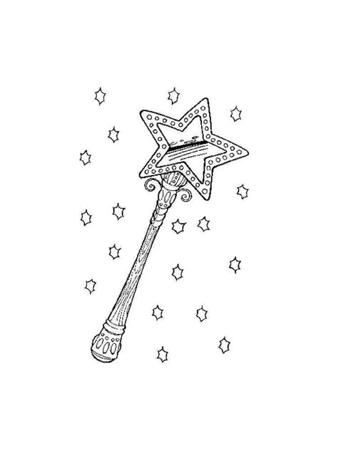 Magic Wands Coloring Printables Coloring Pages