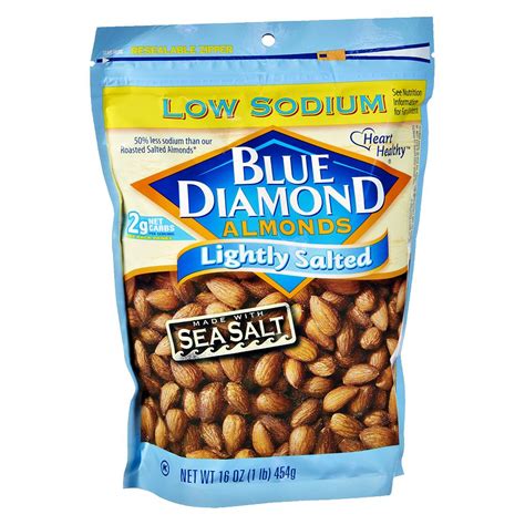 Blue Diamond Almonds Lightly Salted Sea Salt Walgreens