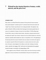 (PDF) Wicksell on the Classical Theories of Money, Credit, Interest and ...