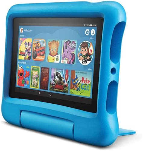 Buy Fire 7 Kids Tablet 7 Display Ages 3 7 16 Gb Blue Kid Proof Case