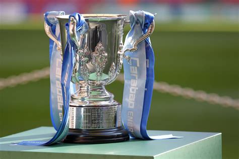The Carabao Cup Trophy During The Efl Carabao Cup Final Between Chelsea