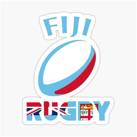Fiji Rugby Team Items Sticker For Sale By Babacarino Redbubble