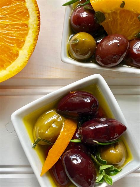 Warm Orange Marinated Olives The Irreverent Kitchen