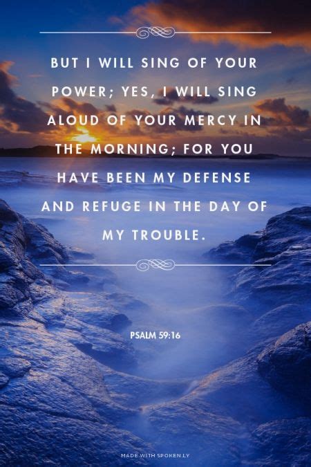 Verse Of The Day Psalms 5916 Kjv Highland Park Baptist Church