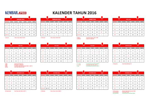Kalender 2016 1 Kostenlose Bilder