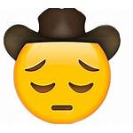 Emoji Transparent Cowboy Clip Clipart Hat Jotaro